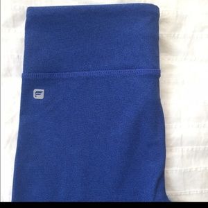 Fabletics cobalt blue/inkwell stripes leggings!
